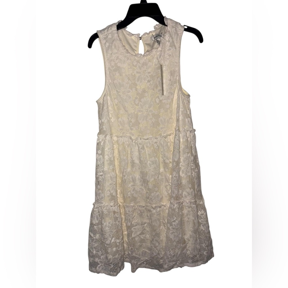 NWT Speechless size S cream lace dress